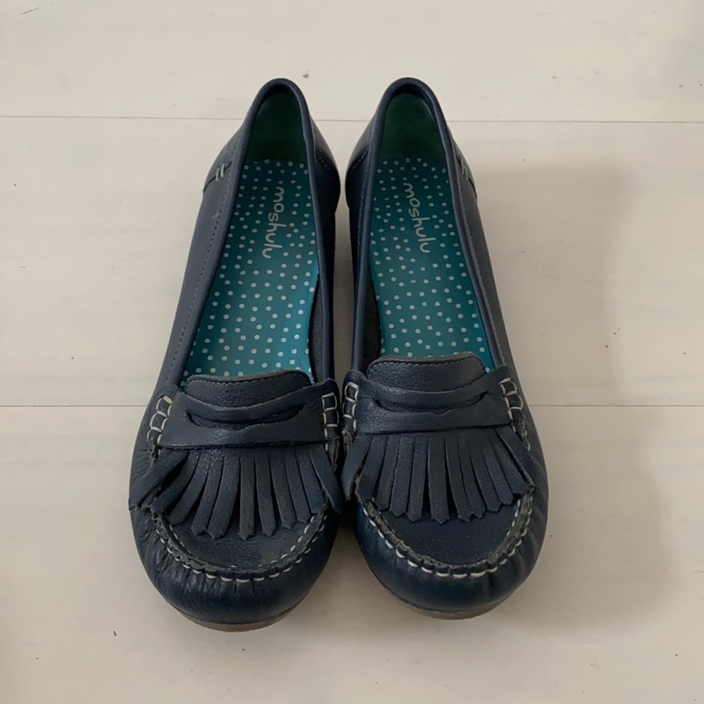 Real leather loafers